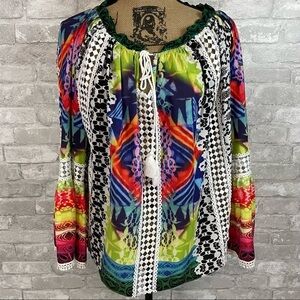 Alberto Makali Bell Sleeve Top